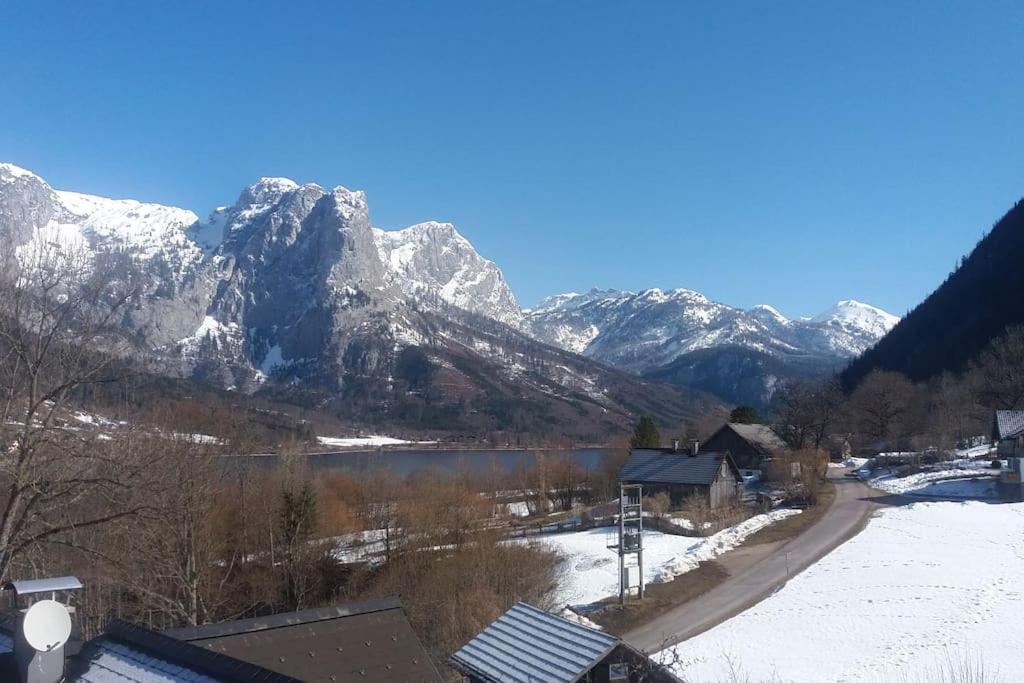 S'Rastl Direkt Mit Bergpanorama Apartman Grundlsee Kültér fotó